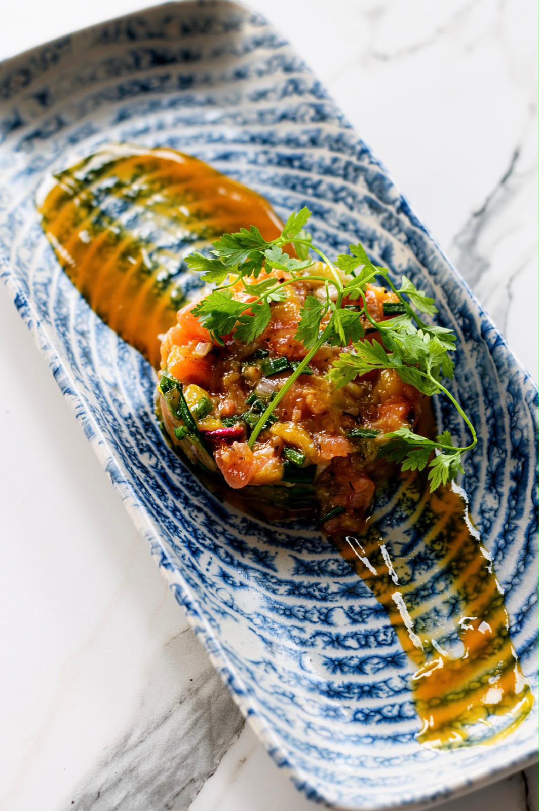 Tartare de Saumon Mangue