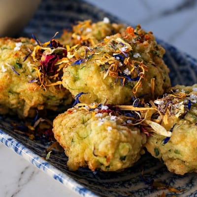 Beignets de Courgette Cœur de Feta – Felicia Deauville